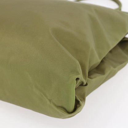 Prada Vintage Tote Tessuto, GREEN, NYLON, Tote bag