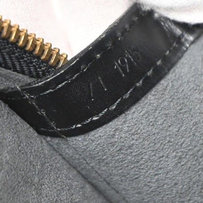 Louis Vuitton Lussac Handbag Epi Leather, BLACK, LEATHER, Shoulder bag