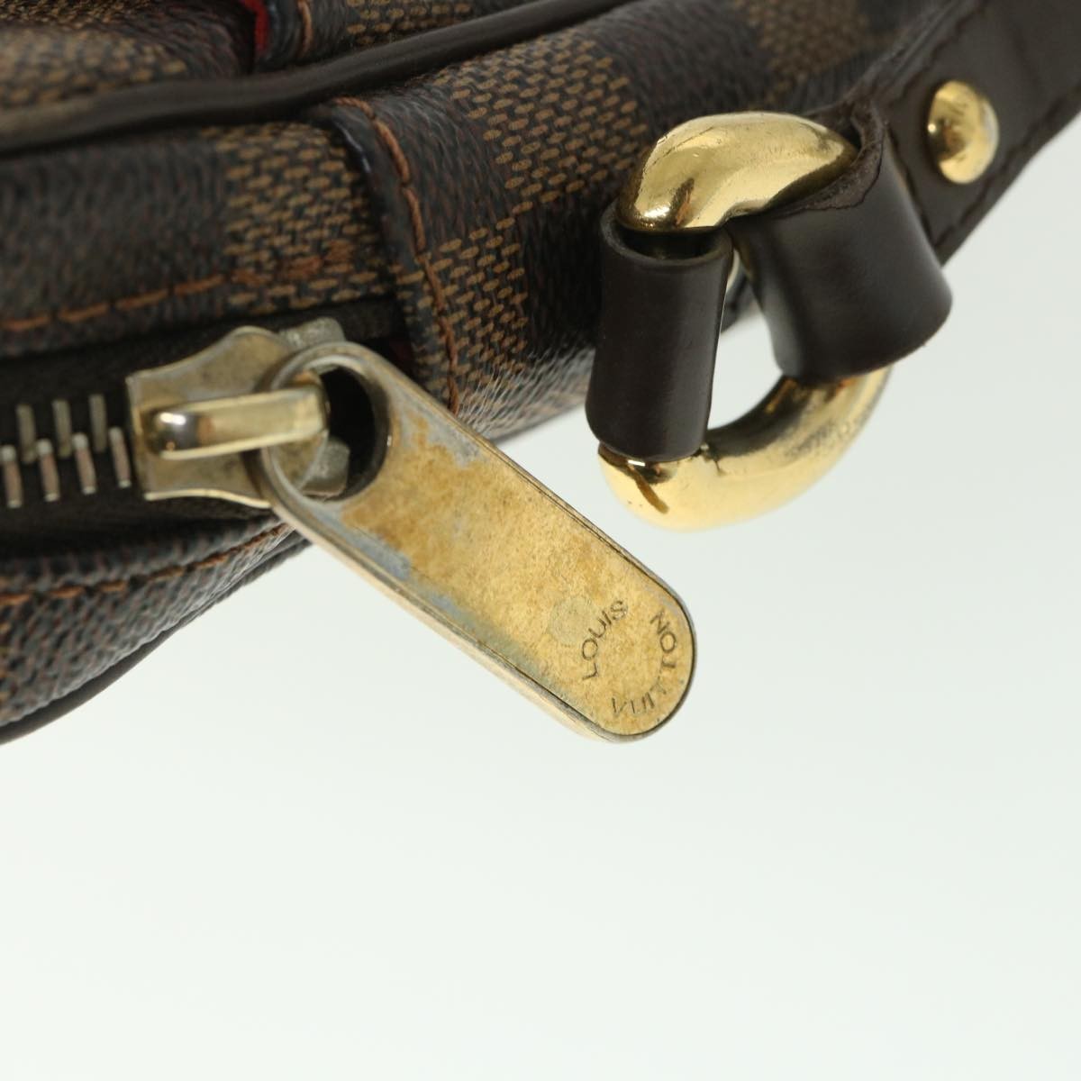 Louis Vuitton Rift Handbag Damier, BROWN, CANVAS, Handbag