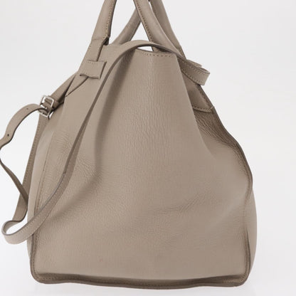 Celine Big Bag Grained Calfskin, BEIGE, LEATHER, Handbag