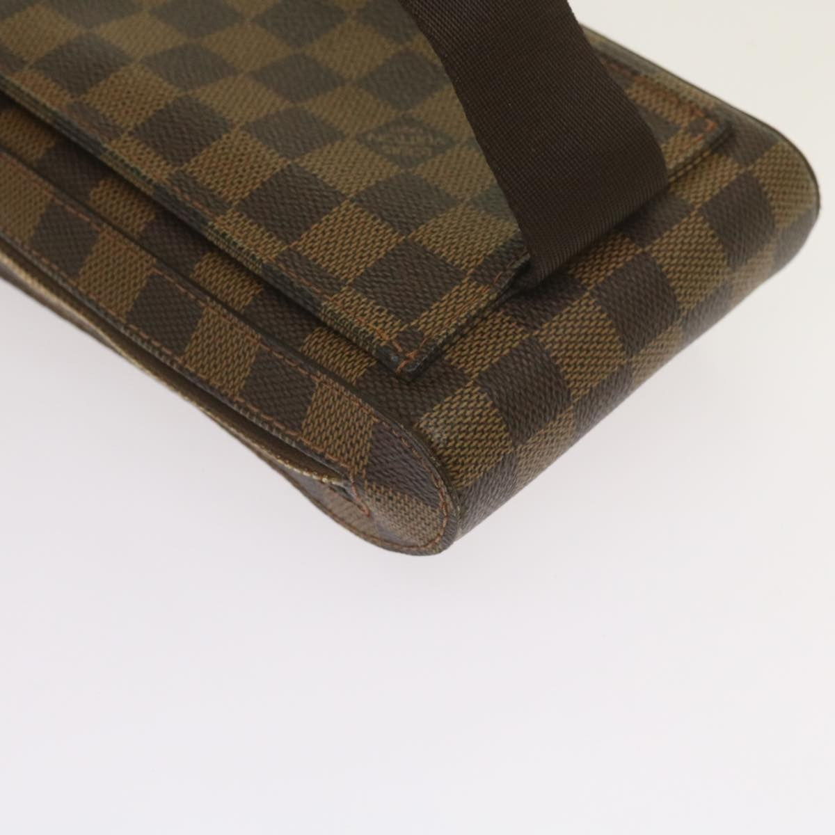 Louis Vuitton Geronimos Waist Bag Damier, BROWN, CANVAS, Shoulder bag