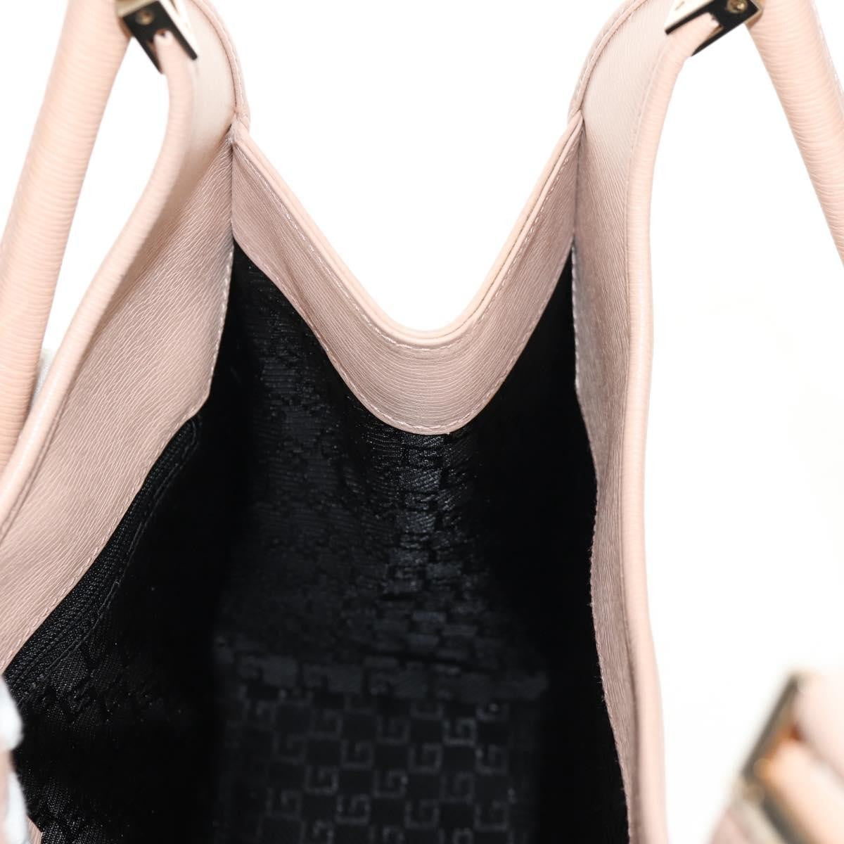 Gucci Vintage Jackie Handbag Leather, PINK, LEATHER, Handbag