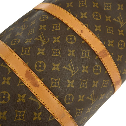 Louis Vuitton Keepall Bag Monogram Canvas, BROWN, CANVAS, Travel bag