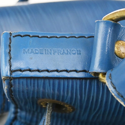 Louis Vuitton Petit Noe Handbag Epi Leather, BLUE, LEATHER, Shoulder bag