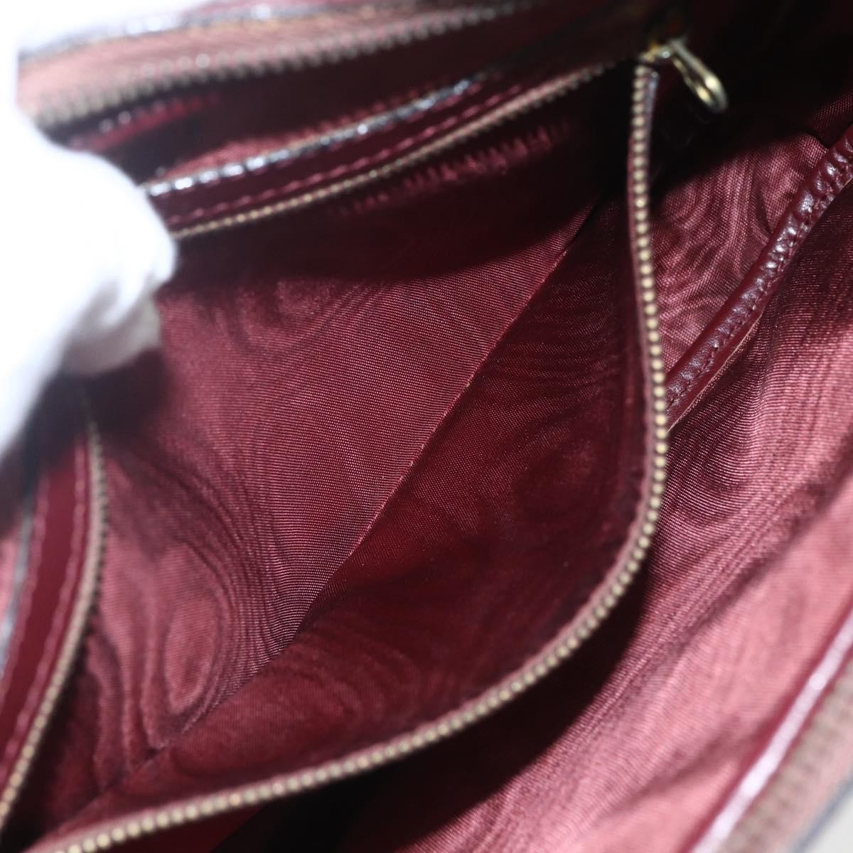 cartier Must de Cartier Shoulder Bag Leather, BURGUNDY, LEATHER, Shoulder bag