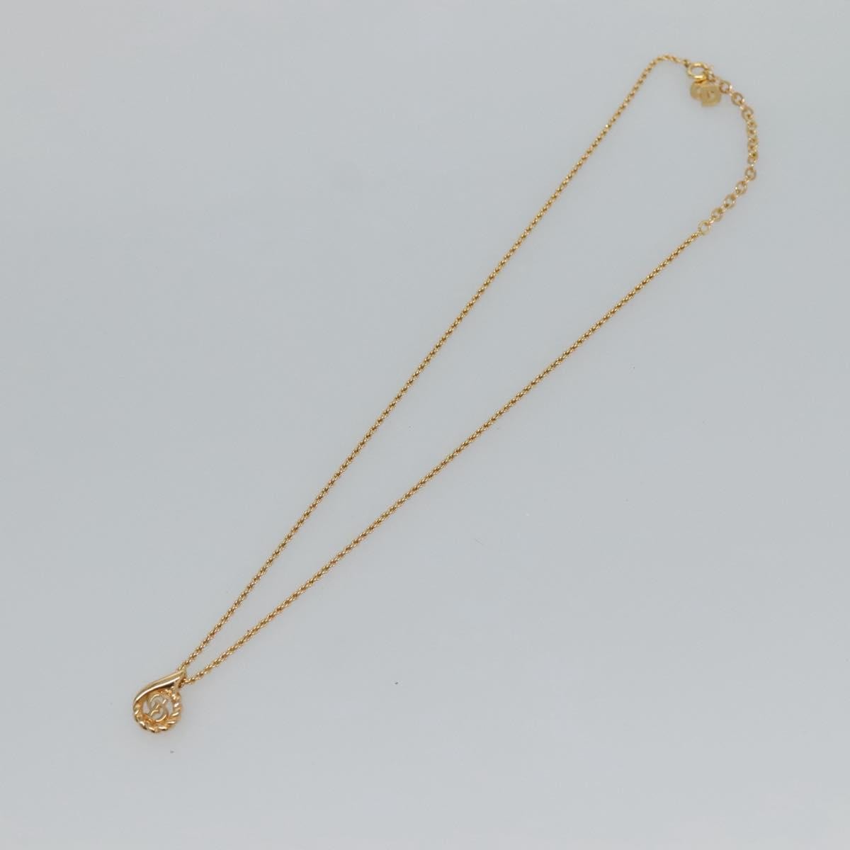 Christian Dior CD Logo necklace Metal, GOLD, METAL, Necklace
