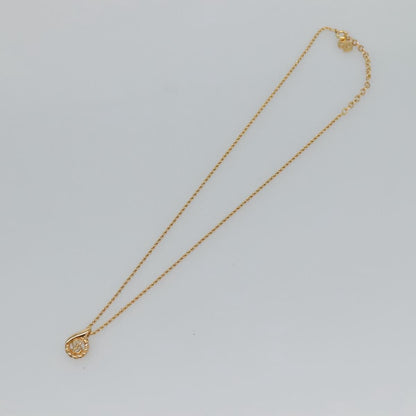 Christian Dior CD Logo necklace Metal, GOLD, METAL, Necklace