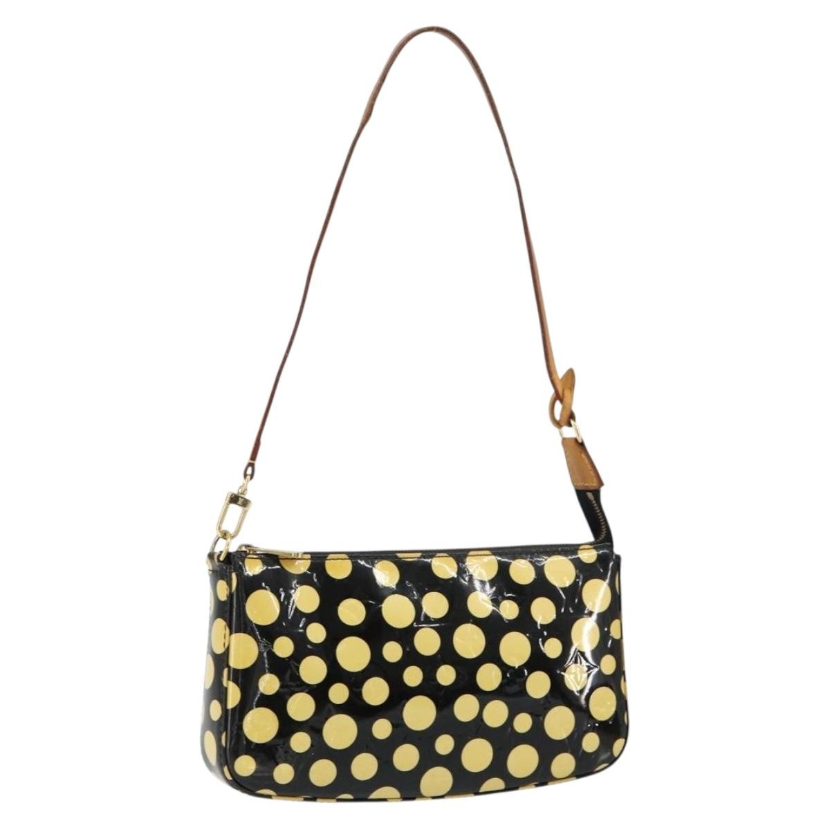 Louis Vuitton Pochette Accessoires NM Kusama Infinity Dots Monogram Vernis, BLACK, PATENT_LEATHER, Clutche & pouche