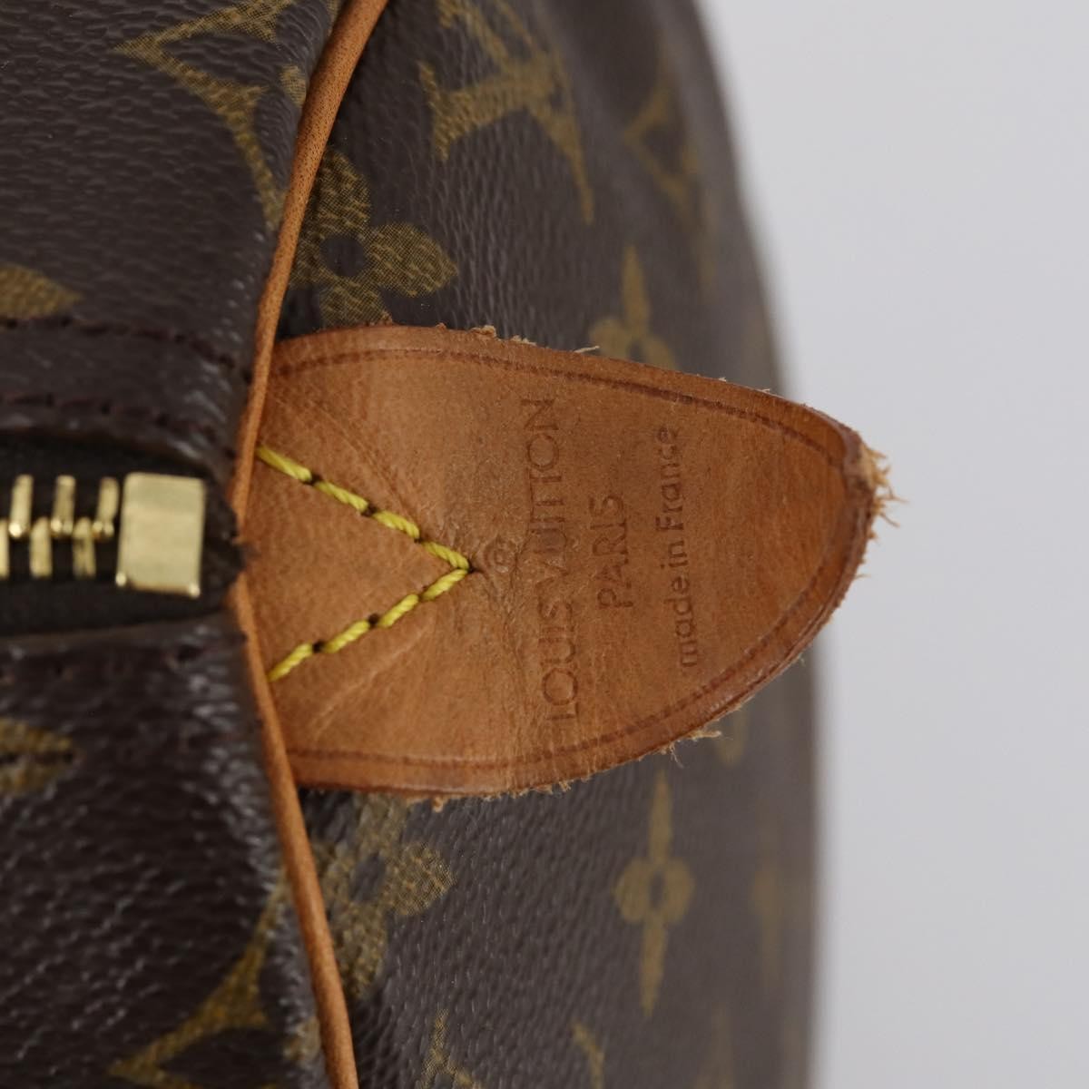 Louis Vuitton Speedy Handbag Monogram Canvas, BROWN, CANVAS, Handbag