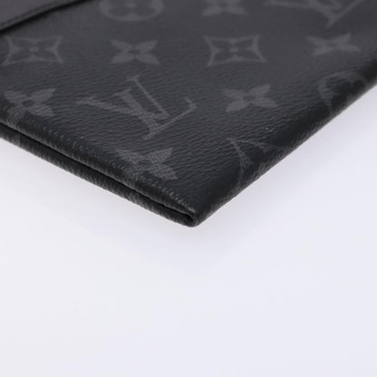 Louis Vuitton Discovery Pochette Monogram Eclipse Canvas, BLACK, CANVAS, Clutche & pouche