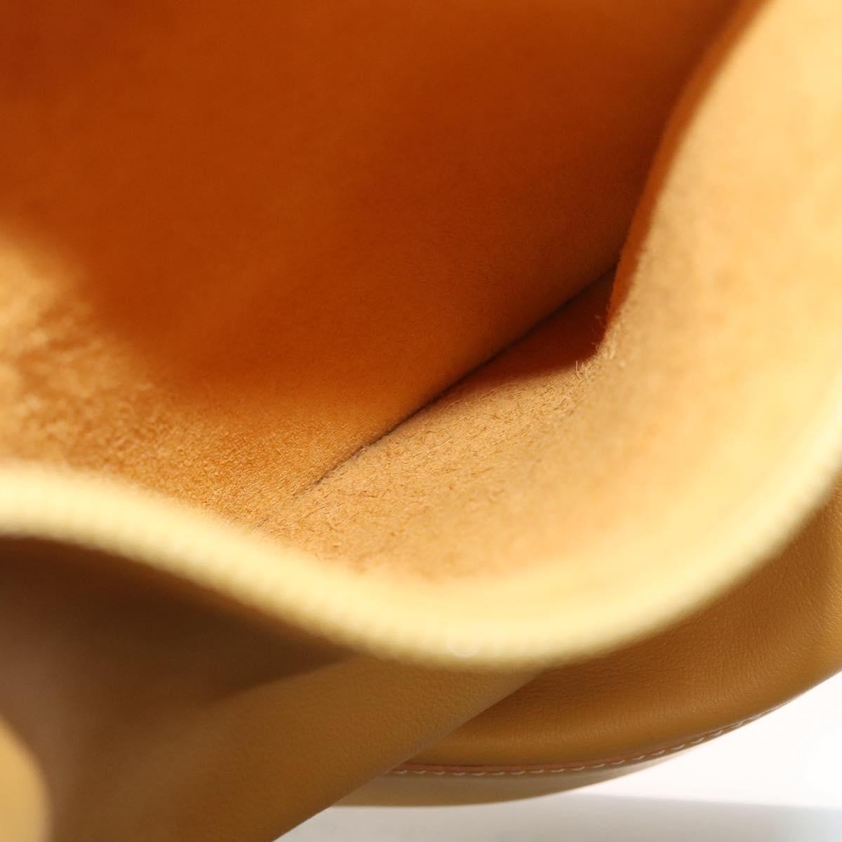 Loewe Anton Sling Bag Leather, YELLOW, LEATHER, Shoulder bag