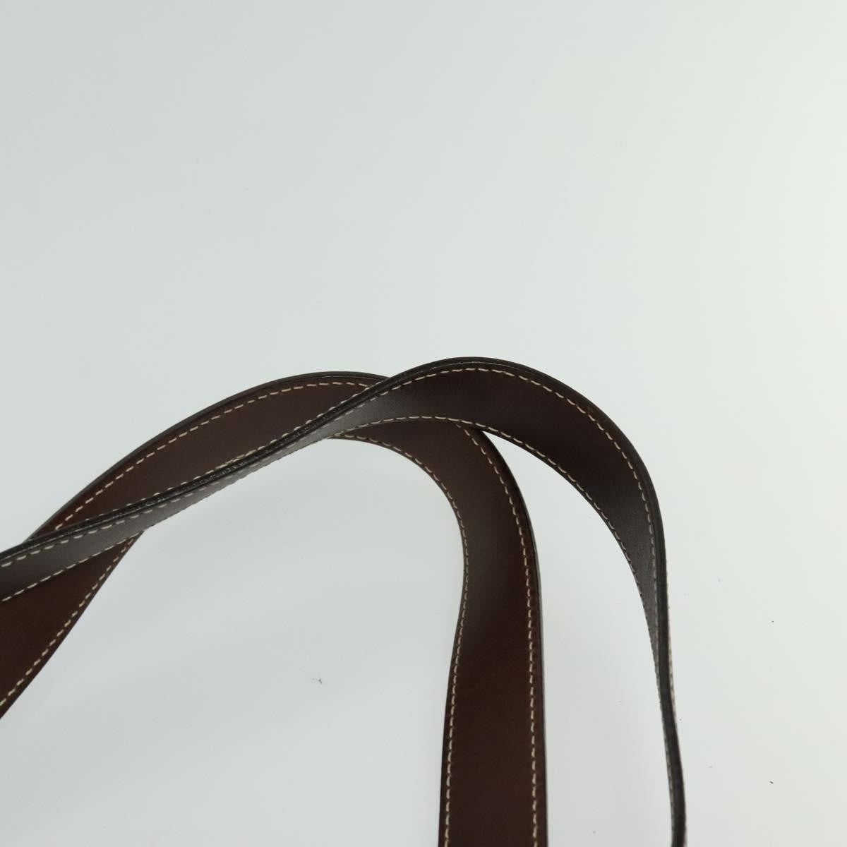 Chanel Vintage CC Tote Canvas with Leather, BEIGE, CANVAS, Tote bag