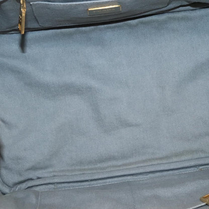 Prada Canapa Convertible Tote Canvas, GRAY, CANVAS, Tote bag