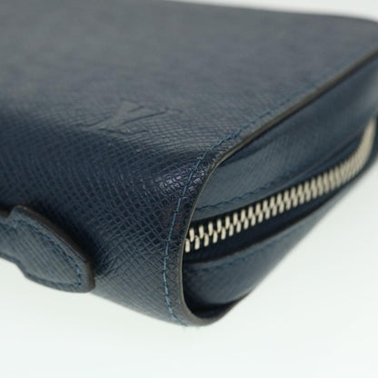 Louis Vuitton Zippy XL Taiga Leather, Navy, Leather, Wallet