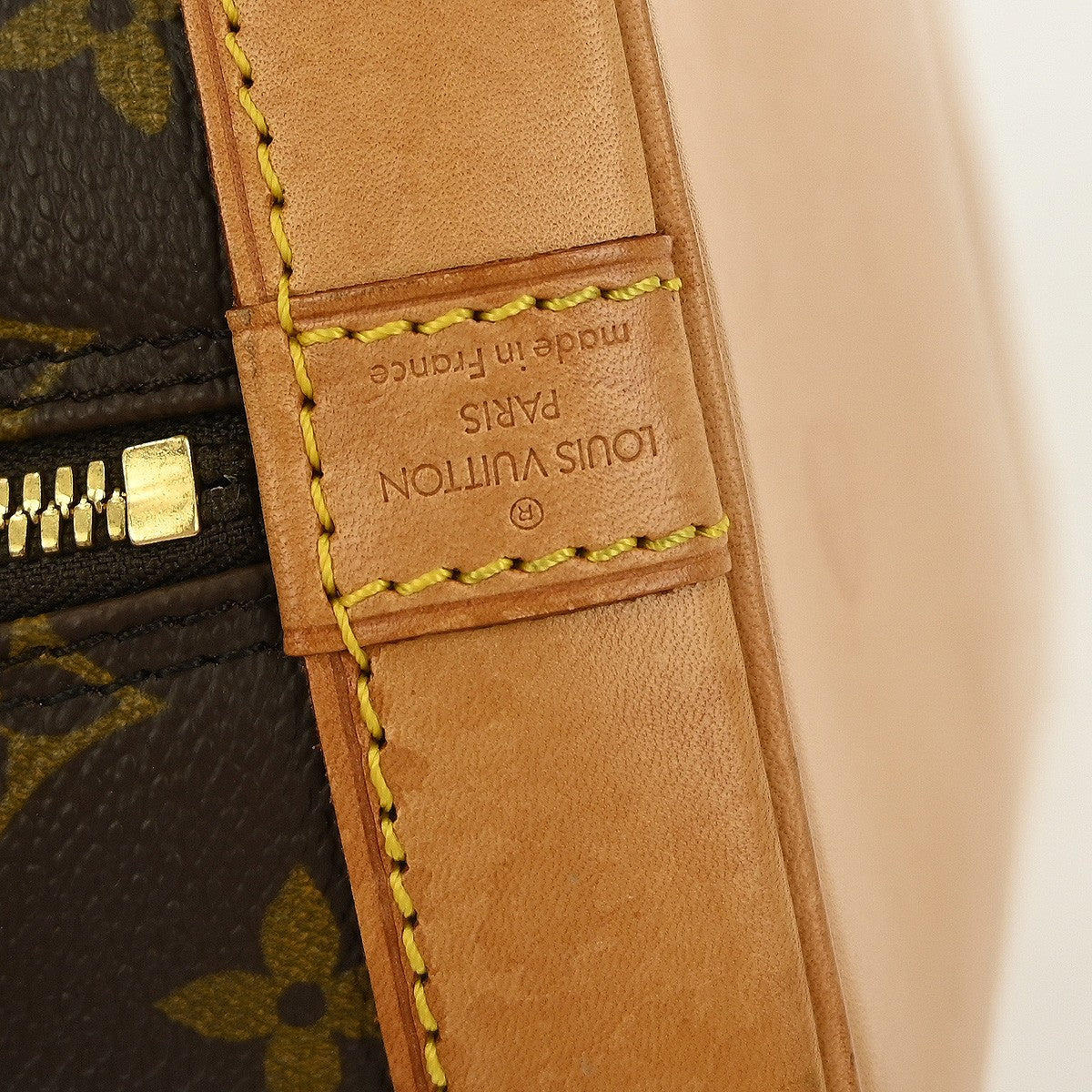 Louis Vuitton Alma Handbag Monogram Canvas, BROWN, CANVAS, Handbag