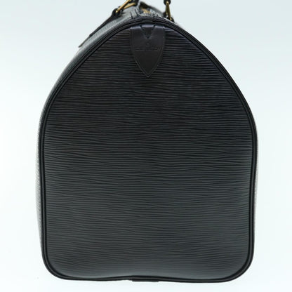 Louis Vuitton Speedy Handbag Epi Leather, BLACK, LEATHER, Handbag
