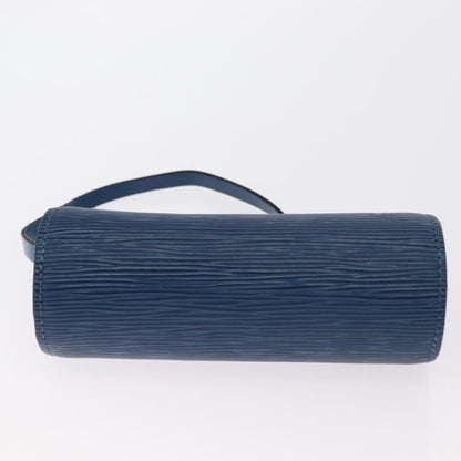 Louis Vuitton Soufflot Pochette Epi Leather, BLUE, LEATHER, Clutche & pouche