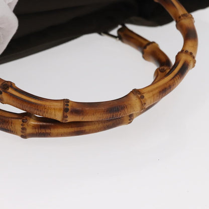 Gucci Bamboo tote bag Nylon, KHAKI, NYLON, Tote bag