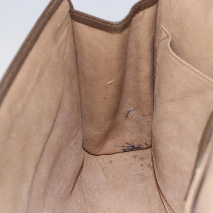 Gucci Sherry line pouch Canvas, BEIGE, PVC, Clutche & pouche