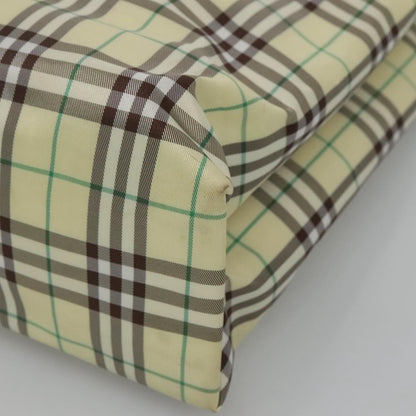 Burberry Nova Handbag Check Pattern, GREEN, NYLON, Handbag