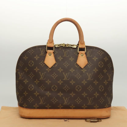 Louis Vuitton Alma Handbag Monogram Canvas, BROWN, CANVAS, Handbag