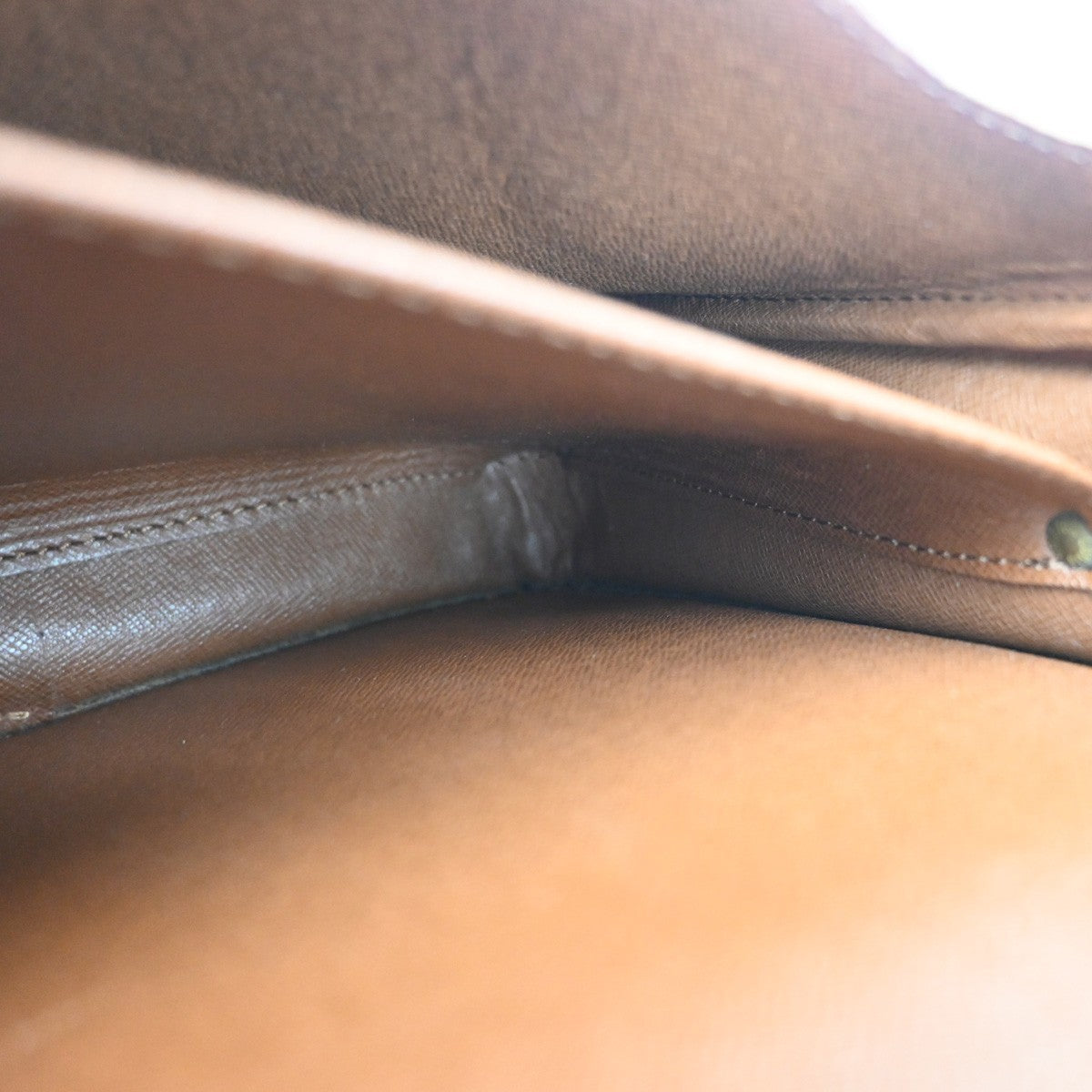 Louis Vuitton Cartouchiere Handbag Monogram Canvas, BROWN, LEATHER, Shoulder bag