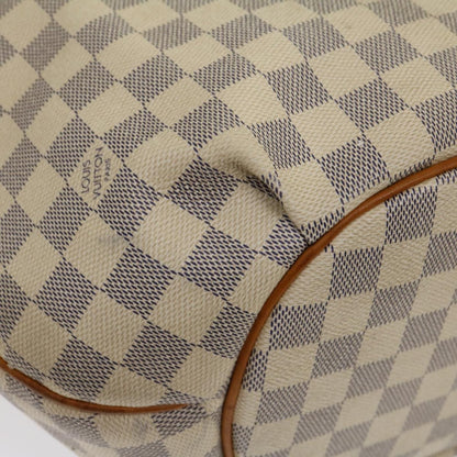 Louis Vuitton Riviera Handbag Damier, WHITE, CANVAS, Handbag