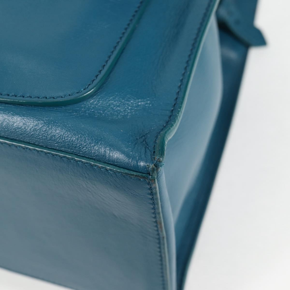 Balenciaga Padlock All Afternoon Tote Leather, BLUE, LEATHER, Handbag