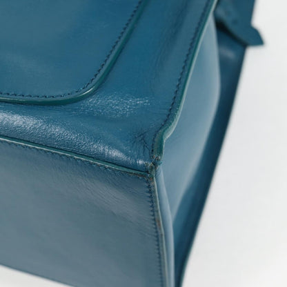 Balenciaga Padlock All Afternoon Tote Leather, BLUE, LEATHER, Handbag