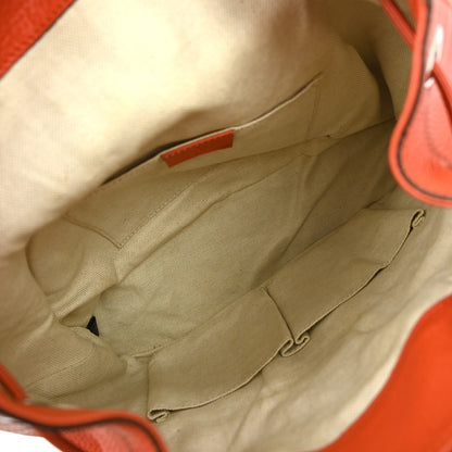 Gucci Bamboo Tassel Backpack Leather, ORANGE, LEATHER, Backpack