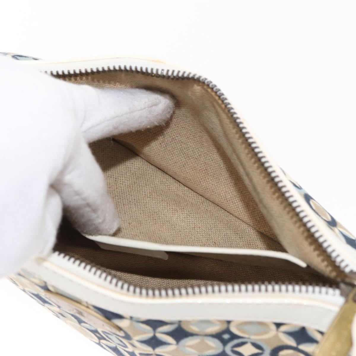 Celine Vintage Pochette Shoulder Bag Canvas, NAVY, CANVAS, Clutche & pouche