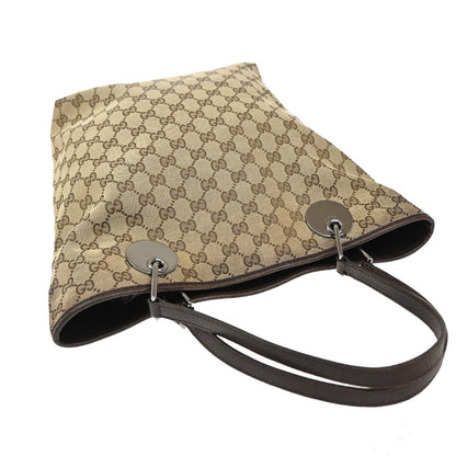 Gucci Eclipse Tote GG Canvas, BROWN, CANVAS, Shoulder bag