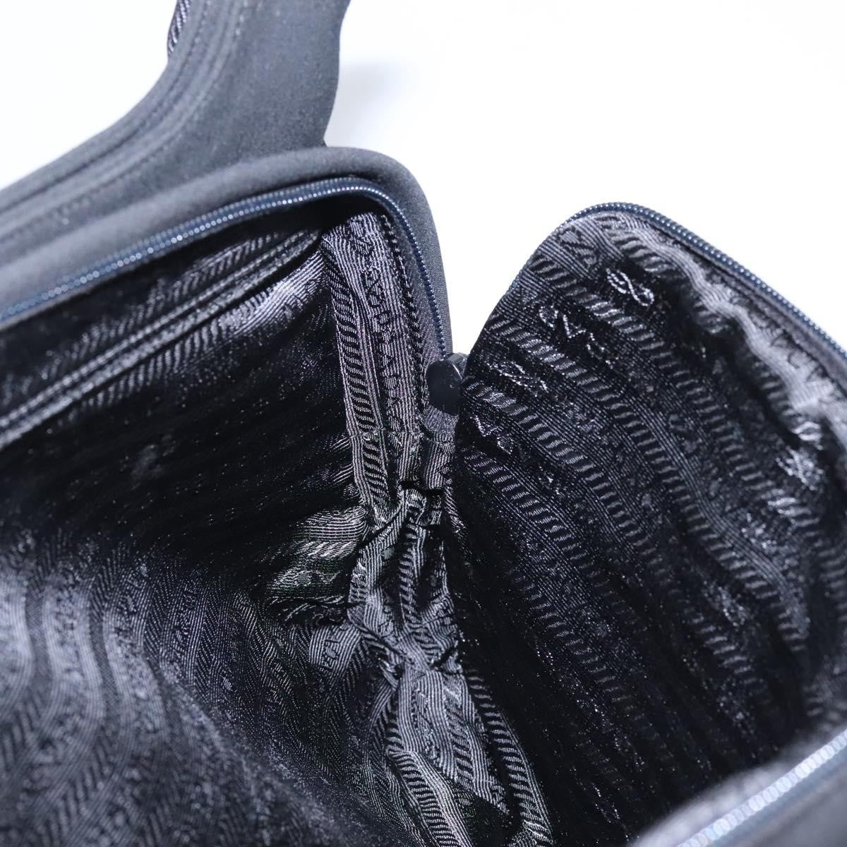 Prada Vintage Shoulder Bag Tessuto, BLACK, NYLON, Shoulder bag