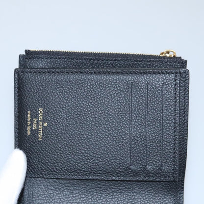 Louis Vuitton Ariane Wallet Monogram Empreinte Leather, BLACK, LEATHER, Wallets