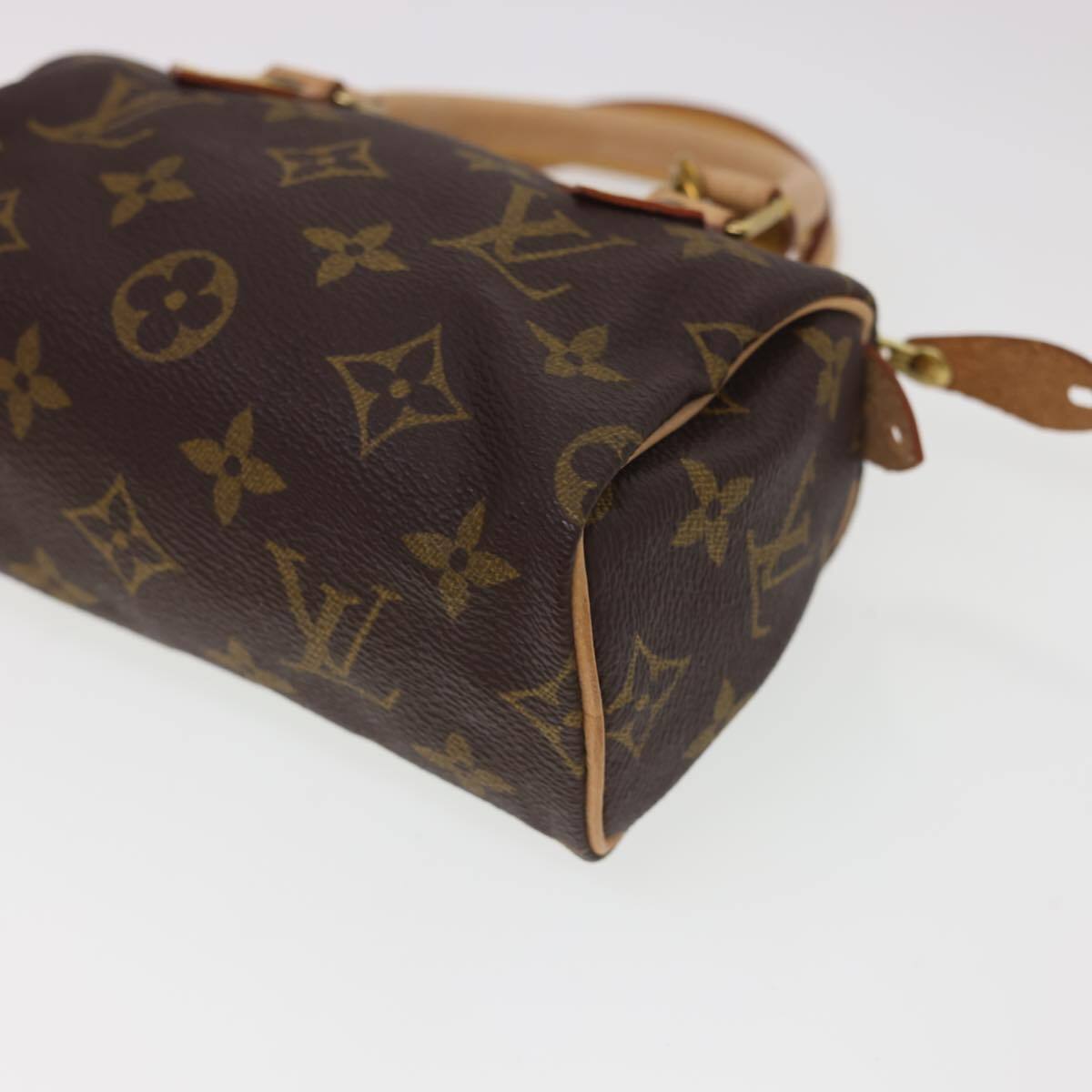Louis Vuitton Speedy Mini HL Handbag Monogram Canvas, BROWN, CANVAS, Handbag