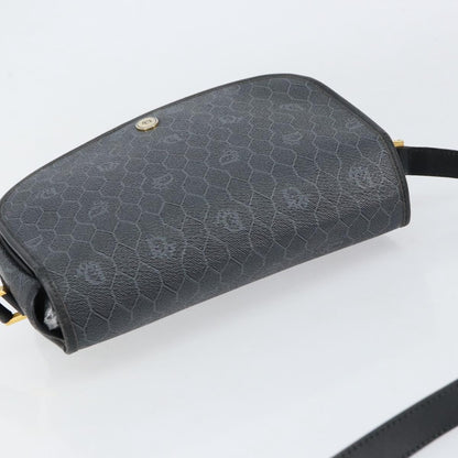 Christian Dior Vintage Honeycomb Shoulder Bag Canvas, BLACK, CANVAS, Shoulder bag