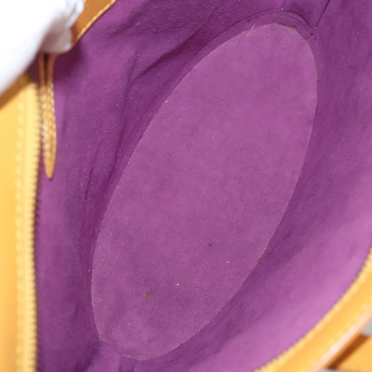 Louis Vuitton Saint Jacques Handbag Epi Leather, YELLOW, LEATHER, Handbag