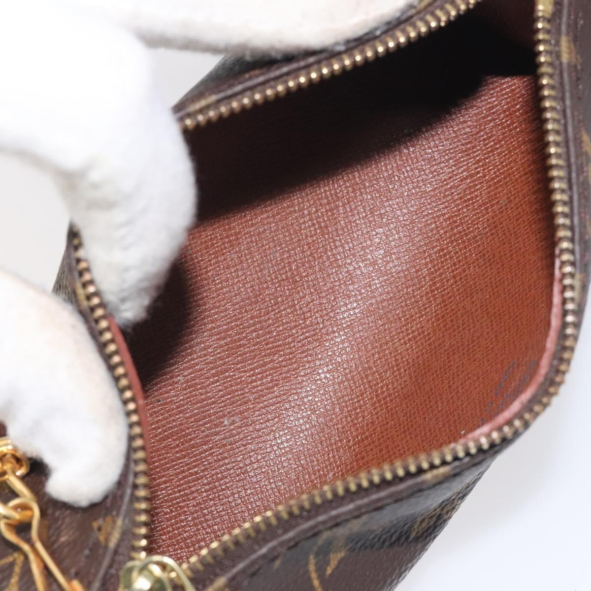 Louis Vuitton Papillon Pochette Monogram Canvas, BROWN, CANVAS, Handbag