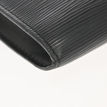 Louis Vuitton Pochette Accessoires Epi Leather, Black, Leather, Clutch