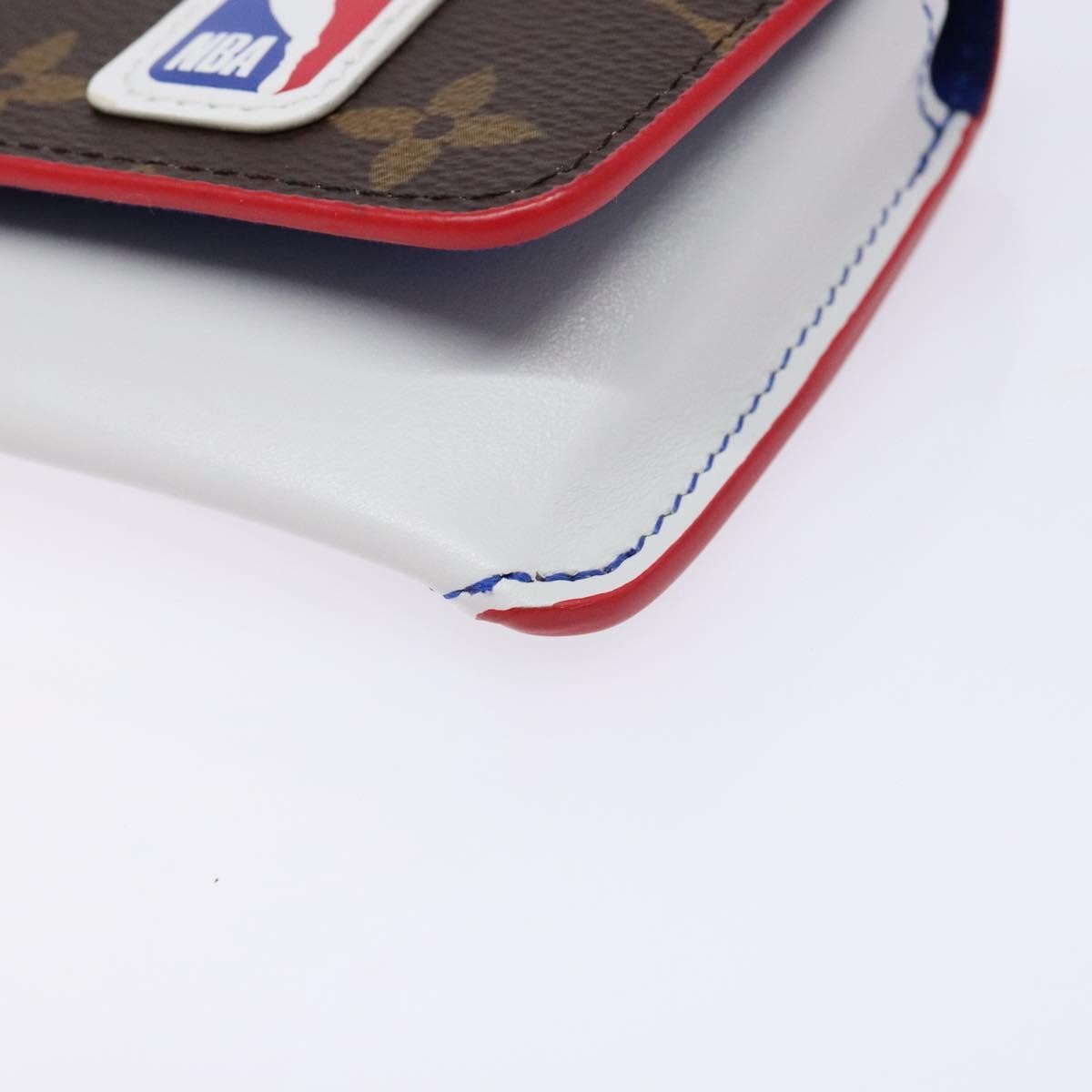 Louis Vuitton Nba Woody Glasses Case Monogram Canvas with Leather, MULTICOLOUR, CANVAS, Sunglasse