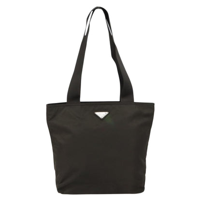 Prada Vintage Zip Tote Tessuto, KHAKI, NYLON, Tote bag