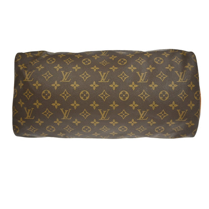 Louis Vuitton Speedy Handbag Monogram Canvas, BROWN, CANVAS, Handbag