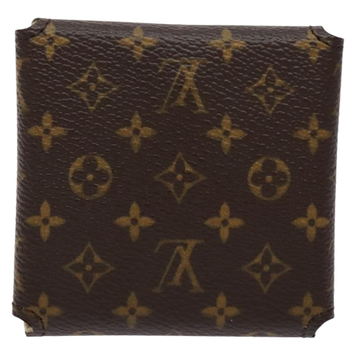 Louis Vuitton CASE JEWELRY BOX Canvas, BROWN, CANVAS, Wallets