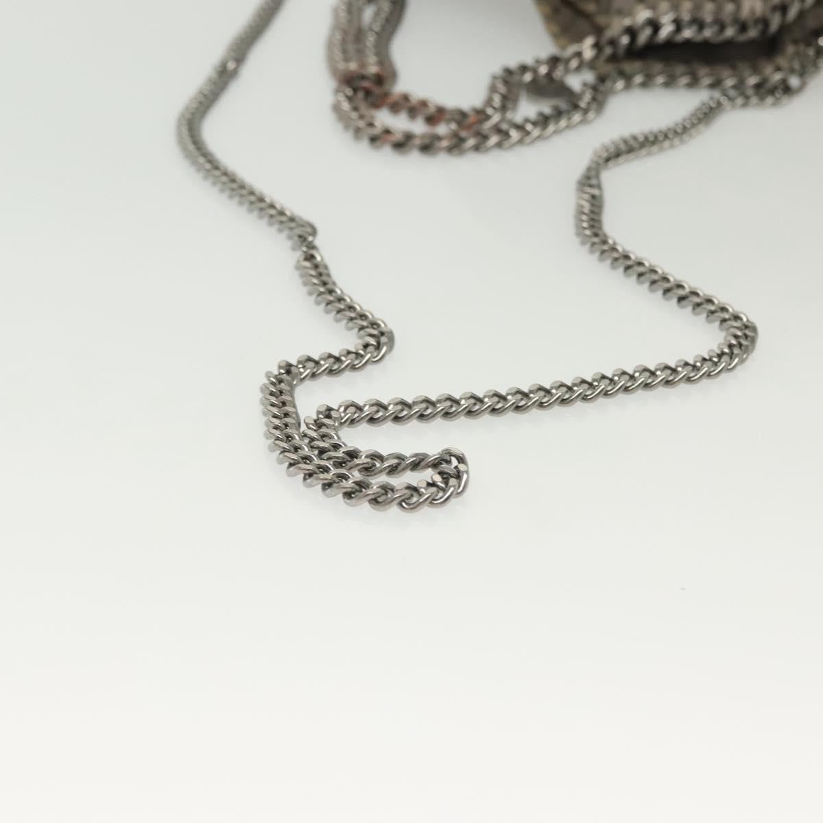 Stella McCartney Falabella Fold Over Crossbody Bag Suede, GRAY, SUEDE, Crossbody bag