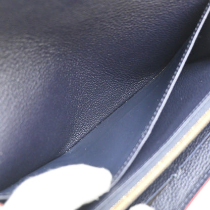 Louis Vuitton Sarah Wallet NM Monogram Empreinte Leather, BLUE, LEATHER, Wallets