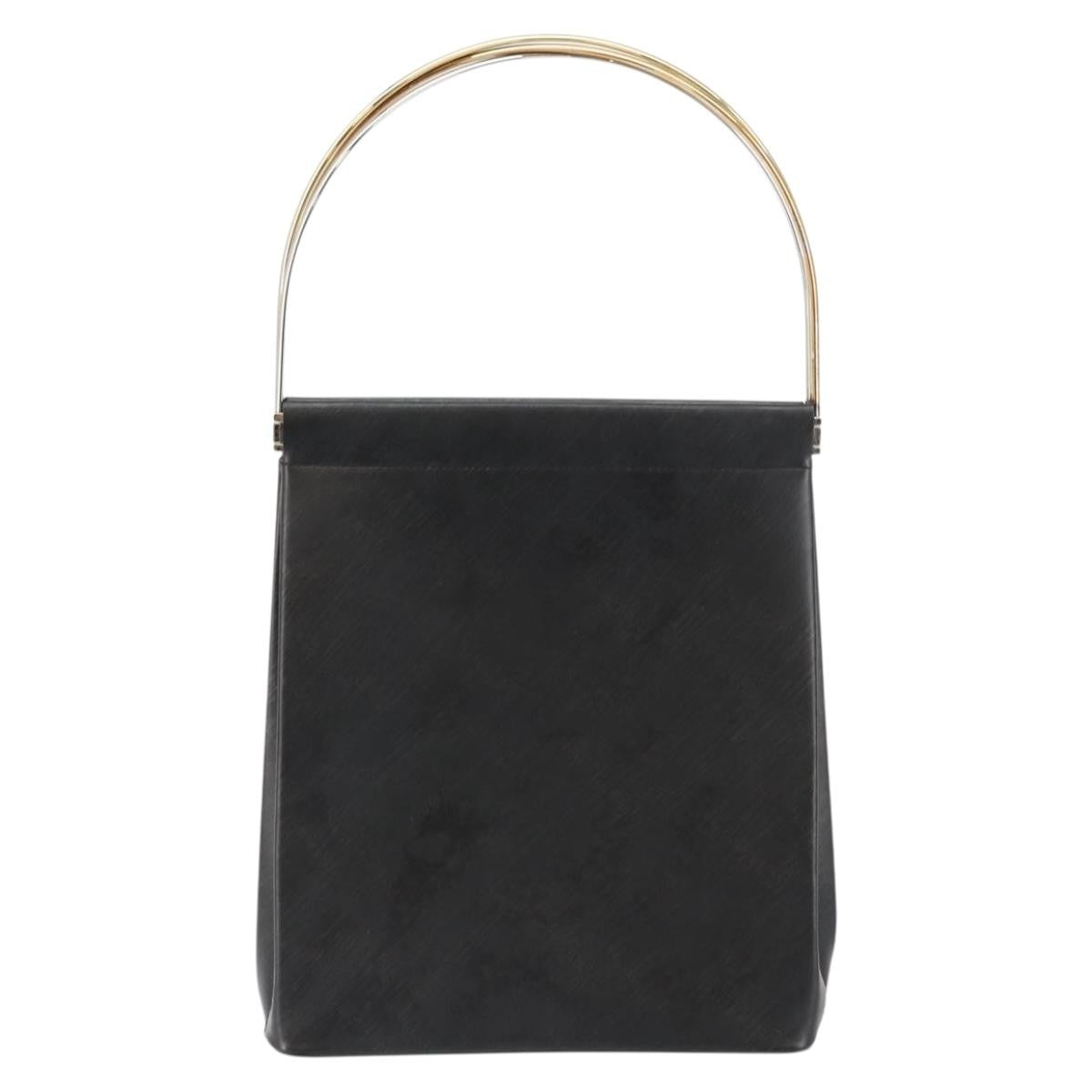 cartier Trinity Hand bag Leather, BLACK, LEATHER, Handbag