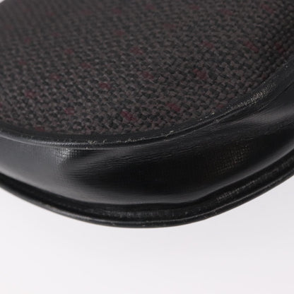 Saint Laurent Vintage Shoulder Bag Canvas, BLACK, CANVAS, Shoulder bag