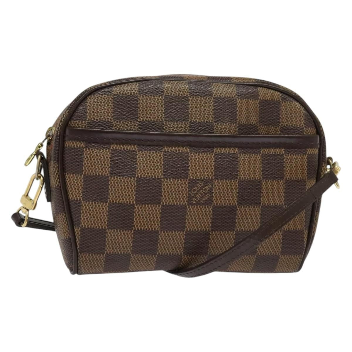 Louis Vuitton Ipanema Pochette Damier, BROWN, CANVAS, Shoulder bag