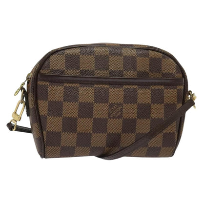 Louis Vuitton Ipanema Pochette Damier, BROWN, CANVAS, Shoulder bag