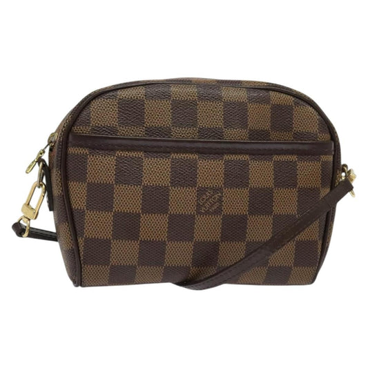 Louis Vuitton Ipanema Pochette Damier, BROWN, CANVAS, Shoulder bag